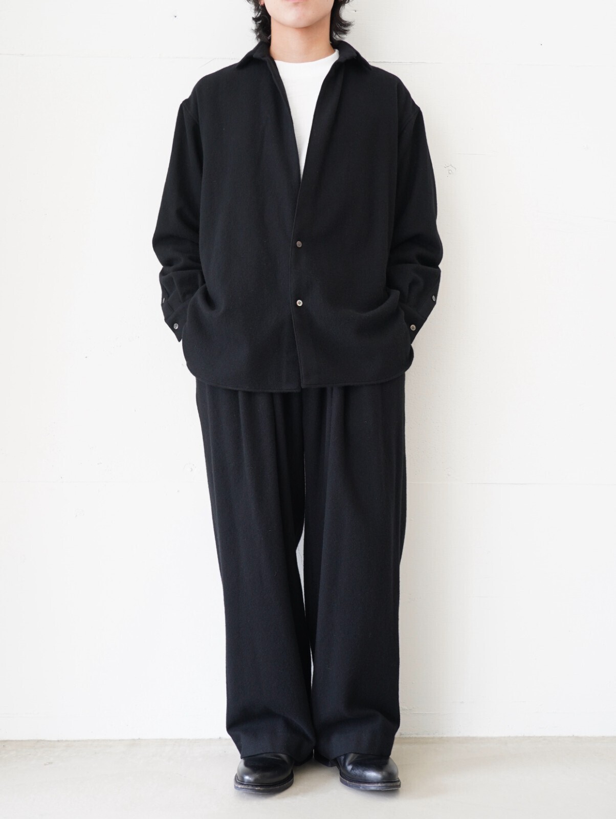 ブラン ワイエム レディース & メンズ カシミヤワイドパンツ 画像5