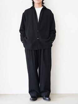 Blanc YM 女士 & 男士 CASHMERE WIDE PANTS 图片5