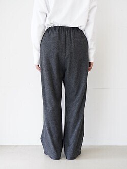 Blanc YM 女士 & 男士 CASHMERE WIDE PANTS 图片14