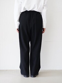 Blanc YM 女士 & 男士 CASHMERE WIDE PANTS 图片3