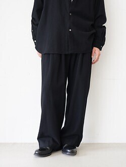 Blanc YM 女士 & 男士 CASHMERE WIDE PANTS 图片6