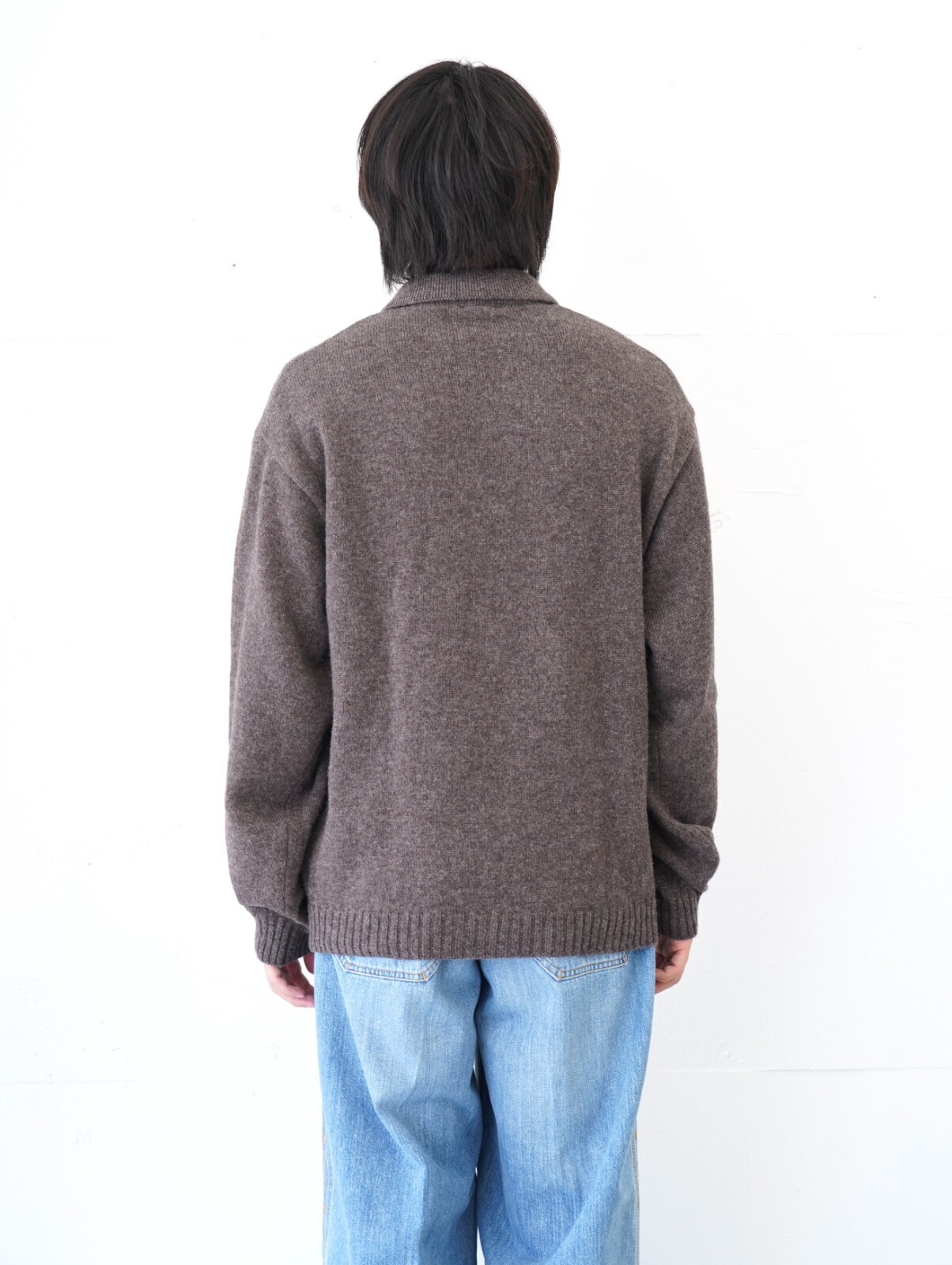 ブラン ワイエム レディース & メンズ アルパカポロカラーニットシャツ 画像12