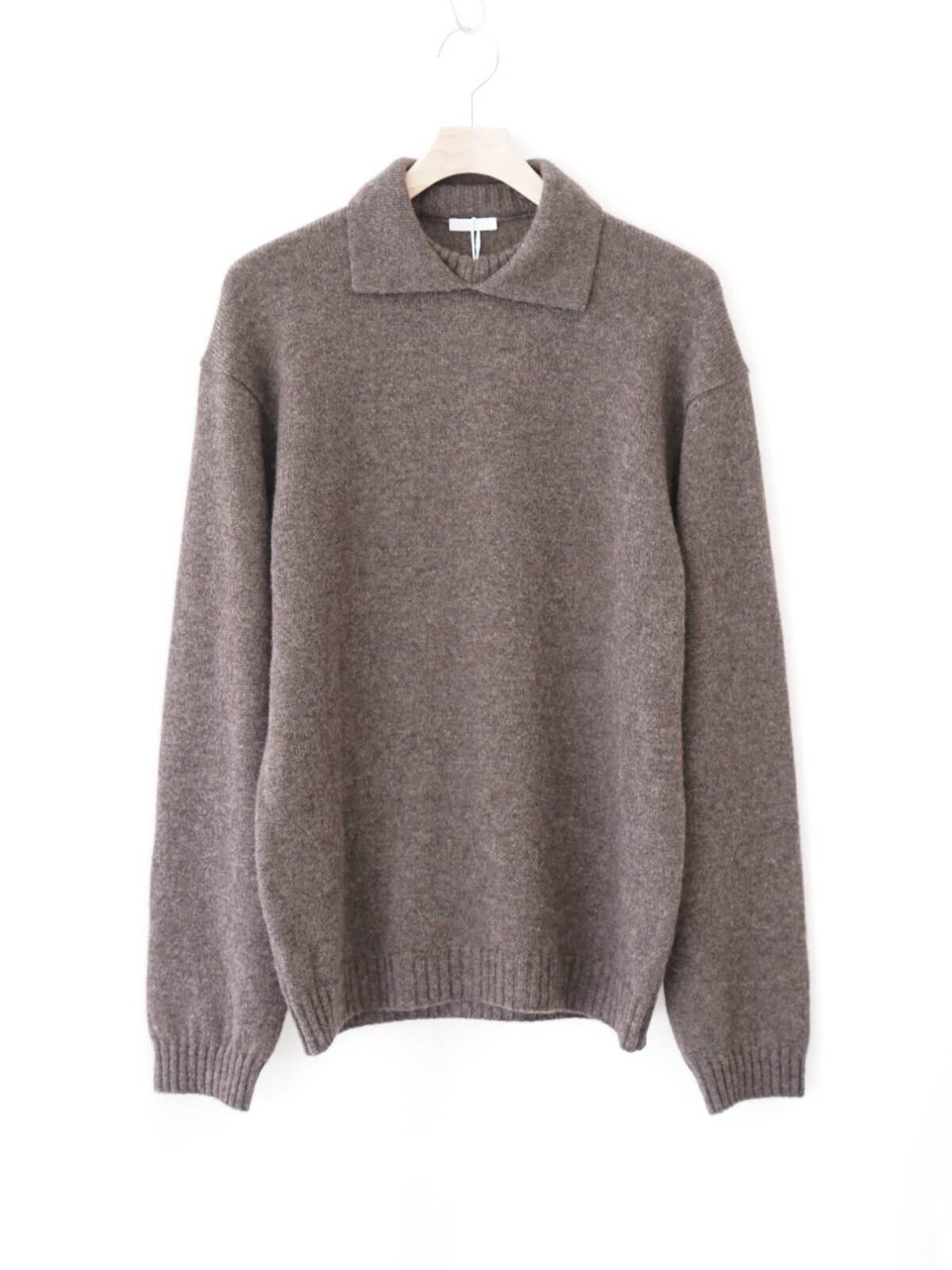 ブラン ワイエム レディース & メンズ アルパカポロカラーニットシャツ 画像14