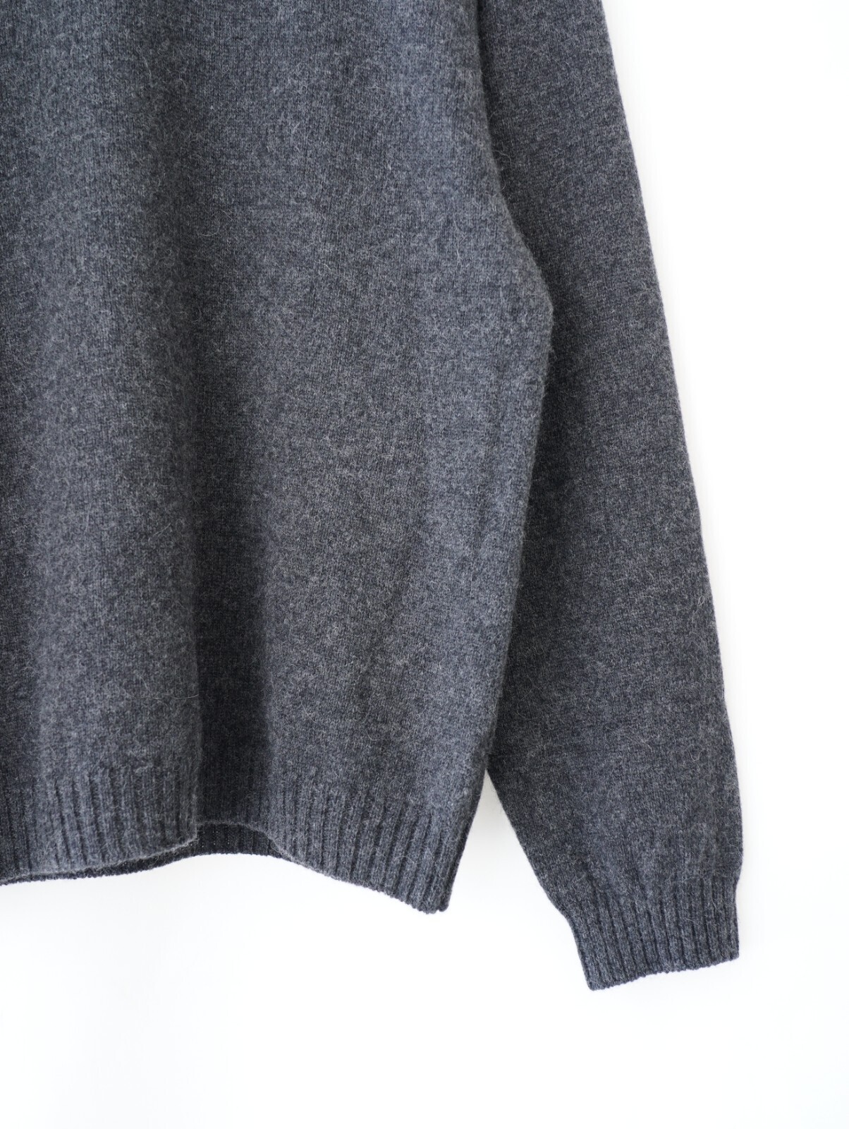 ブラン ワイエム レディース & メンズ アルパカポロカラーニットシャツ 画像25