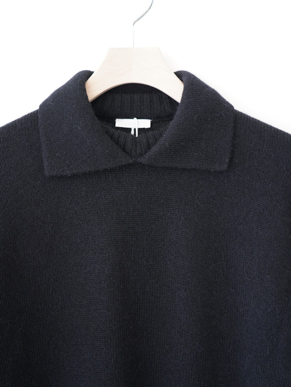 ブラン ワイエム レディース & メンズ アルパカポロカラーニットシャツ 画像7