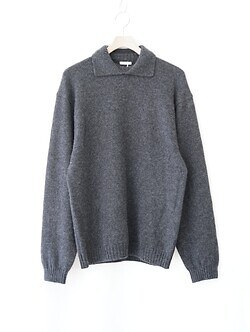 ブラン ワイエム レディース & メンズ アルパカポロカラーニットシャツ 画像22