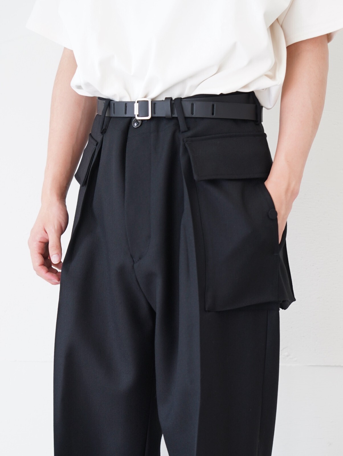 SARTO 男士 DRY WOOL TWILL CARGO PANTS 圖片4