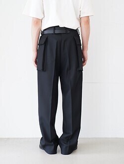 SARTO 男裝 DRY WOOL TWILL CARGO PANTS 圖片3