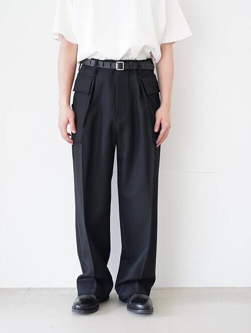 DRY WOOL TWILL CARGO PANTS｜SARTO 男裝