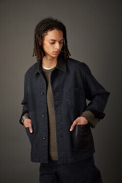 SARTO MENS CANVAS COVERALL JACKET IMAGE14