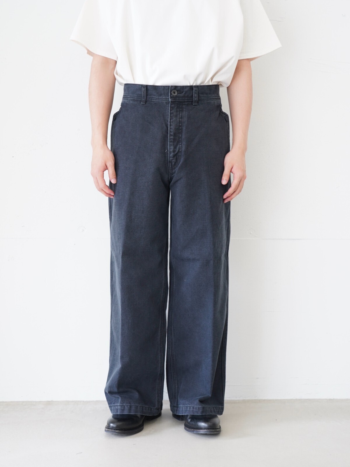 SARTO 남성 CANVAS WIDE PANTS 이미지1