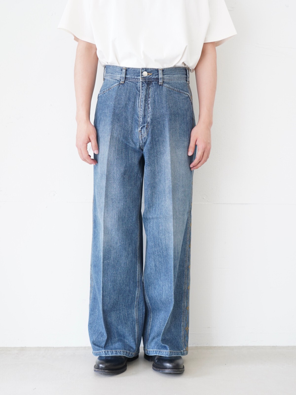 SARTO 男士 PANTS TYPE 013 (WIDE EMBROIDERY PANTS) (25AW) 圖片1
