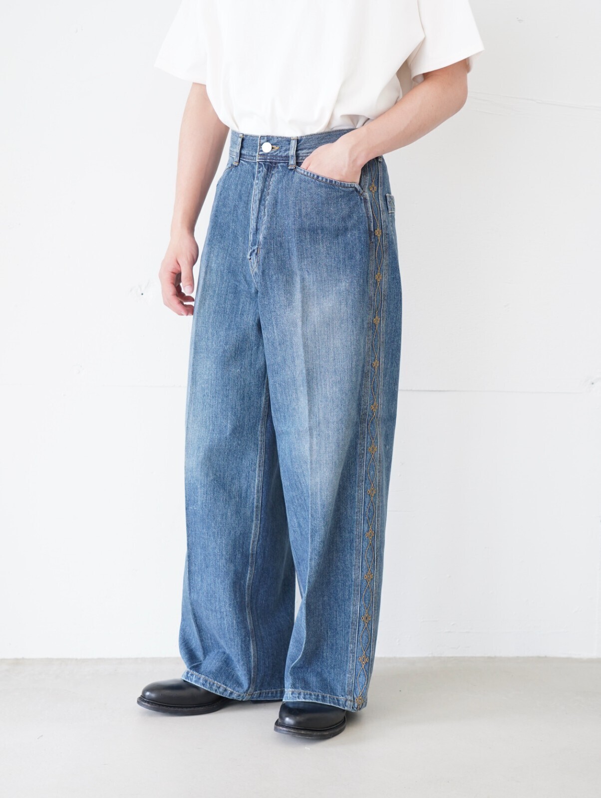 SARTO 男士 PANTS TYPE 013 (WIDE EMBROIDERY PANTS) (25AW) 圖片6