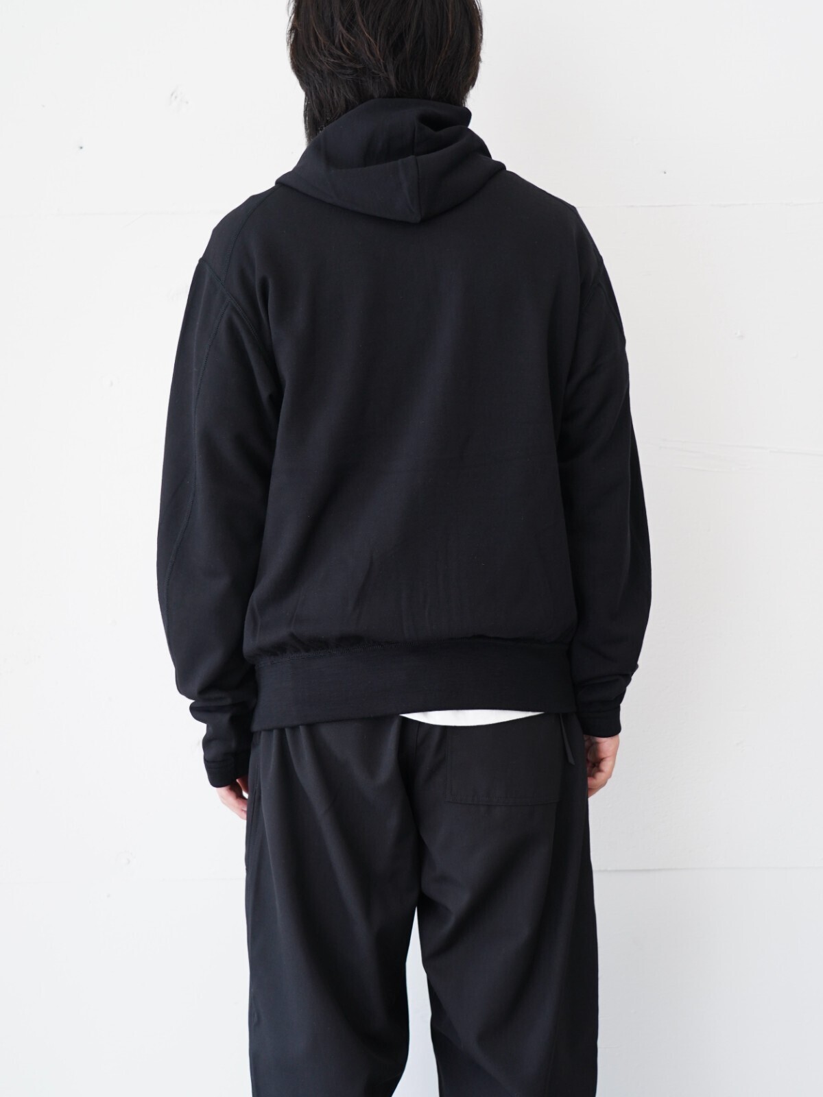 プロダクトトゥエルブ メンズ スーパー140's/130'sメリノウールジップアップパーカ 画像3