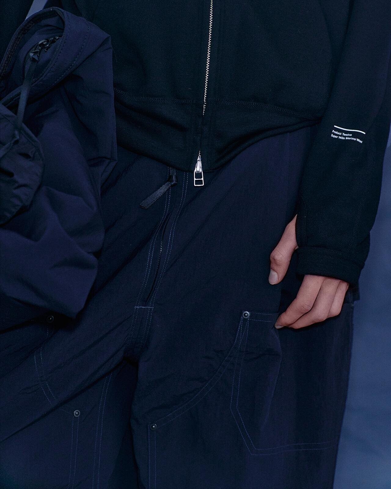 プロダクトトゥエルブ メンズ スーパー140's/130'sメリノウールジップアップパーカ 画像8