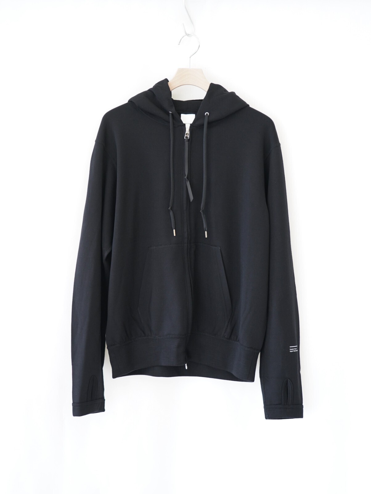 プロダクトトゥエルブ メンズ スーパー140's/130'sメリノウールジップアップパーカ 画像9