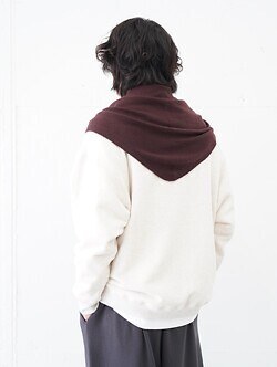 FUJI 女士 & 男士 WHITE CASHMERE SCARF 图片4