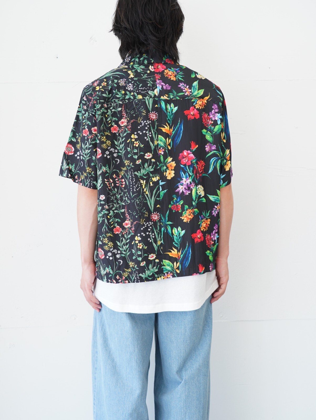 RICE NINE TEN 남성 Half And Half Shirt 이미지3