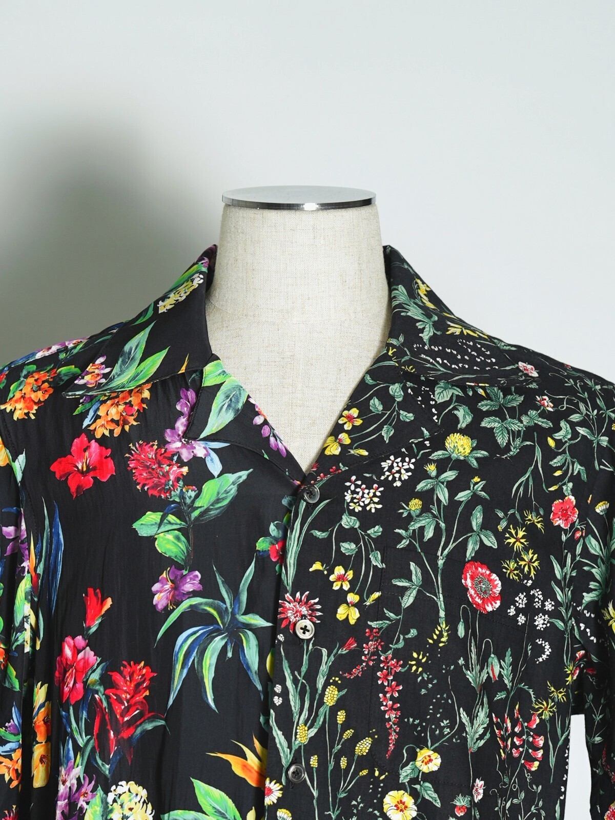 RICE NINE TEN 남성 Half And Half Shirt 이미지7