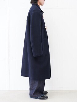 フジ レディース & メンズ メルトンウールダッフルコート 画像3