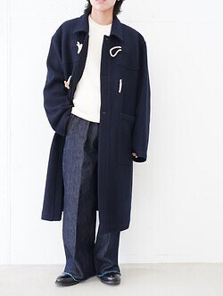 フジ レディース & メンズ メルトンウールダッフルコート 画像6