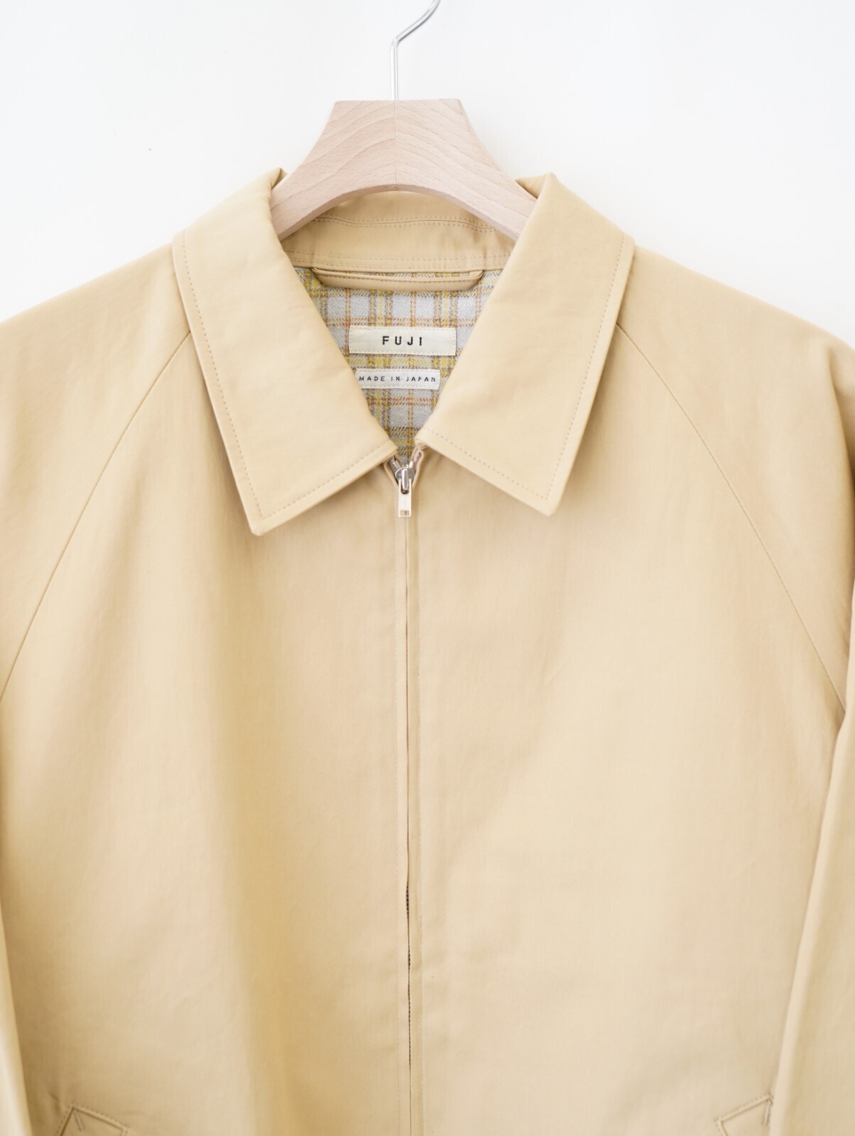 フジ メンズ コットンギャバジンラグランブルゾン 画像8