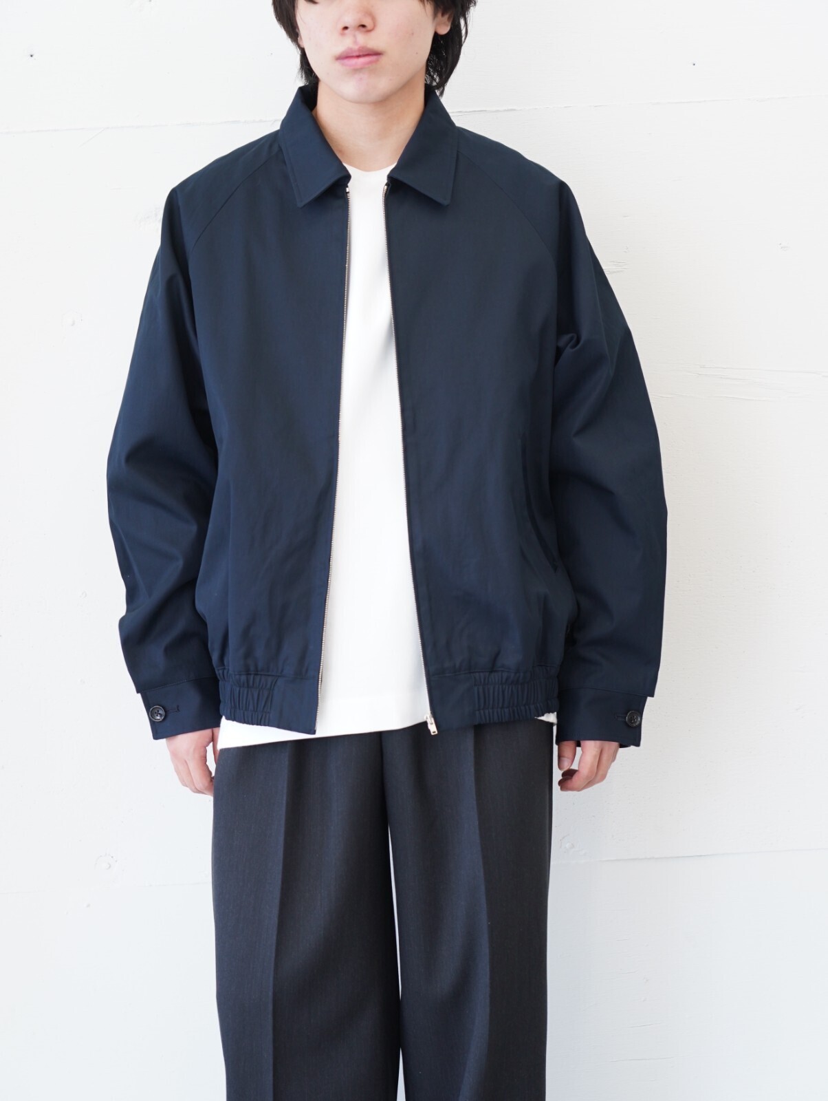 フジ メンズ コットンギャバジンラグランブルゾン 画像16