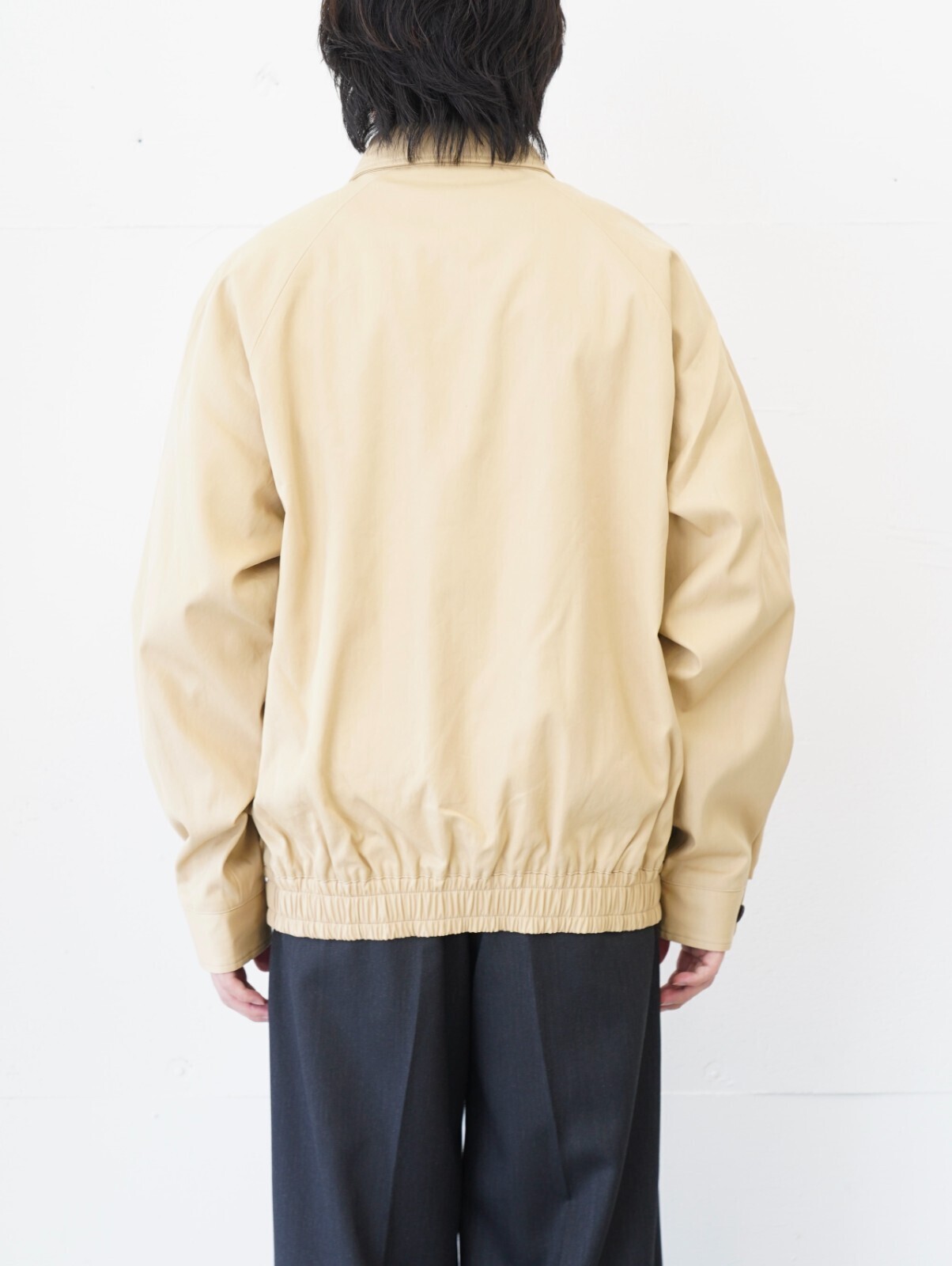 フジ メンズ コットンギャバジンラグランブルゾン 画像3