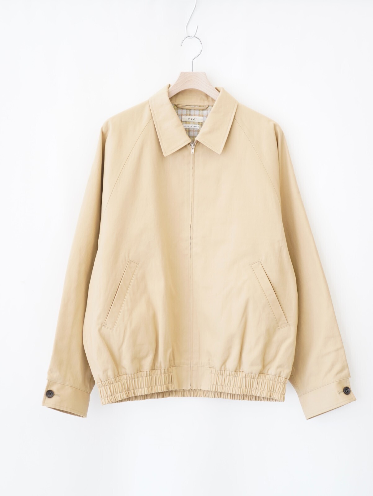 フジ メンズ コットンギャバジンラグランブルゾン 画像7