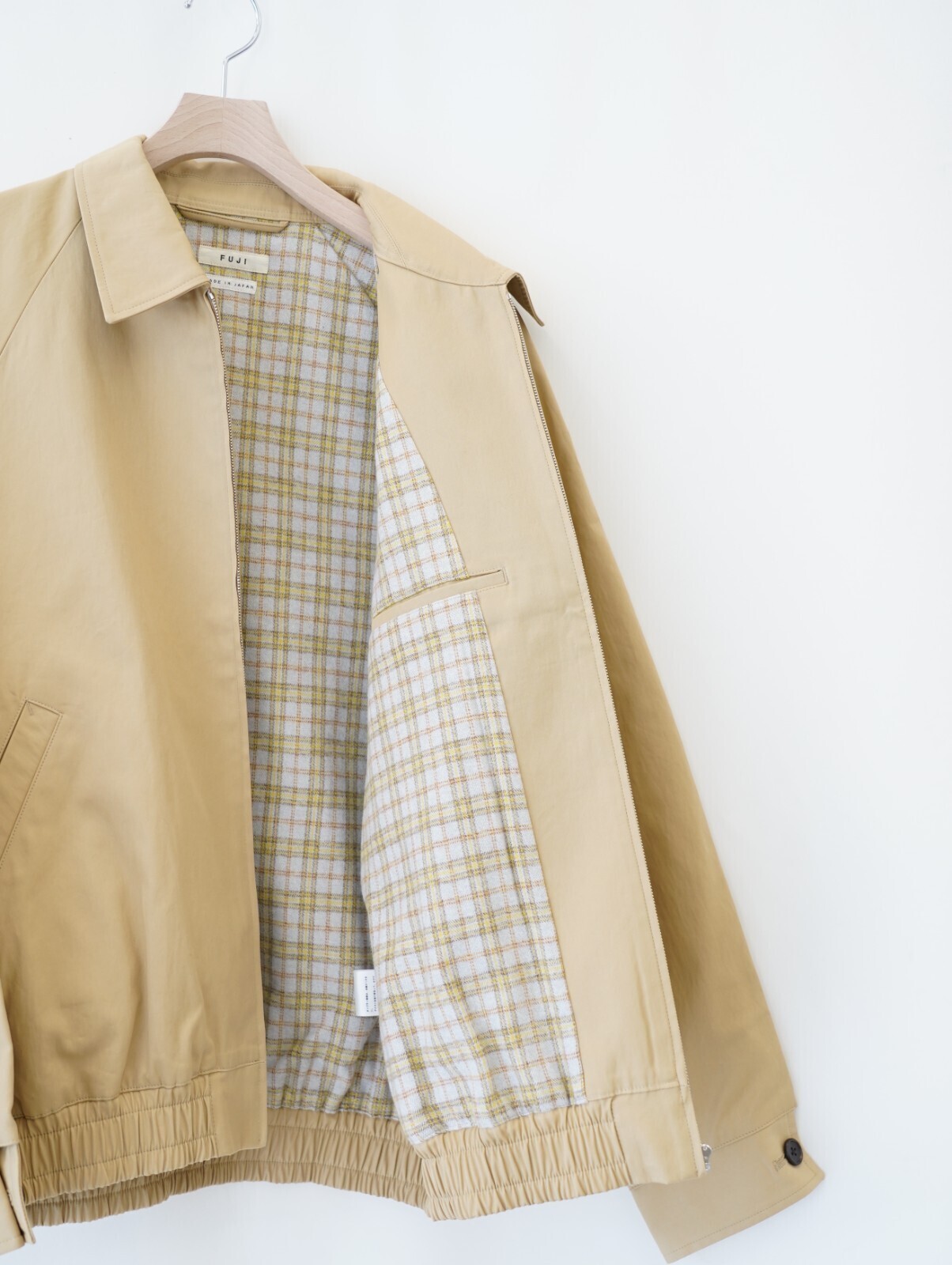 フジ メンズ コットンギャバジンラグランブルゾン 画像10
