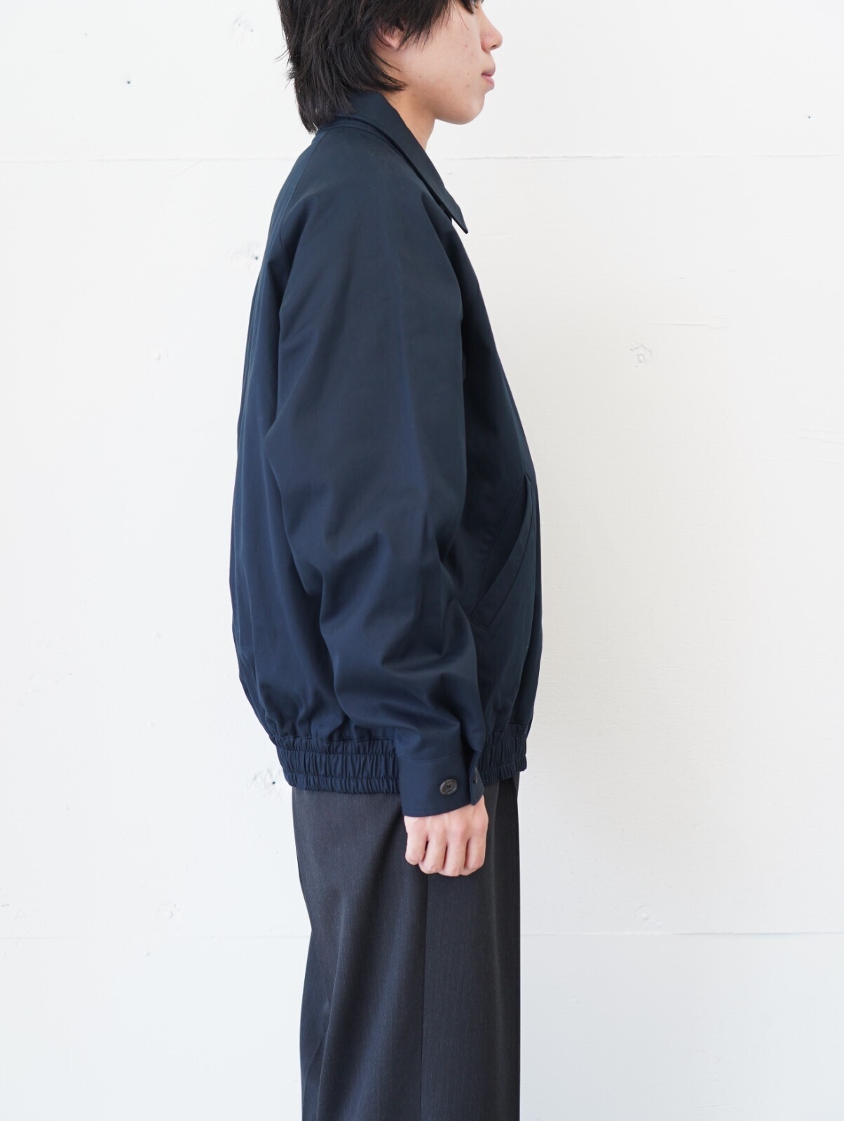 フジ メンズ コットンギャバジンラグランブルゾン 画像13