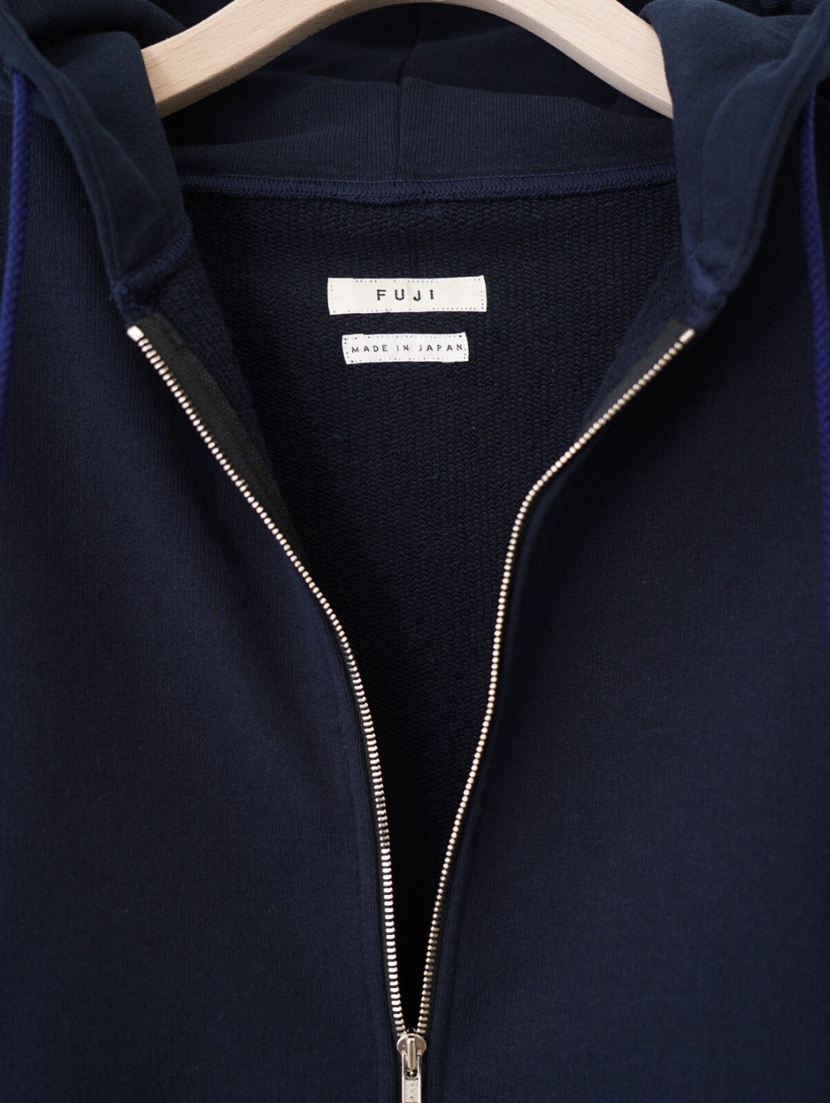 FUJI 女士 & 男士 COTTON ZIP UP HOODIE 图片9