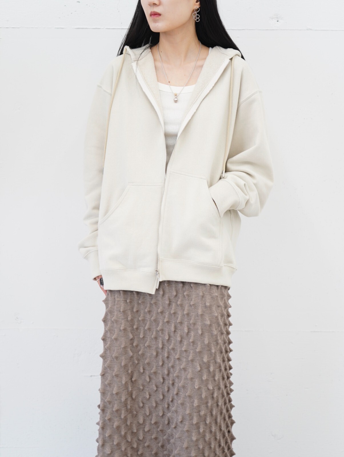 FUJI 女士 & 男士 COTTON ZIP UP HOODIE 图片18