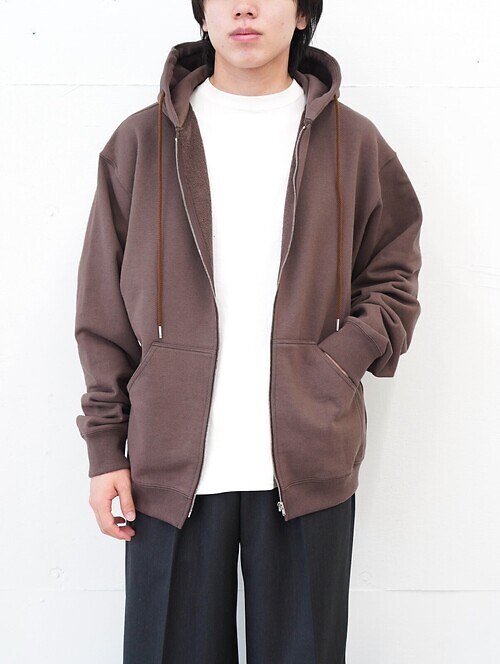COTTON ZIP UP HOODIE｜FUJI 女士 & 男士