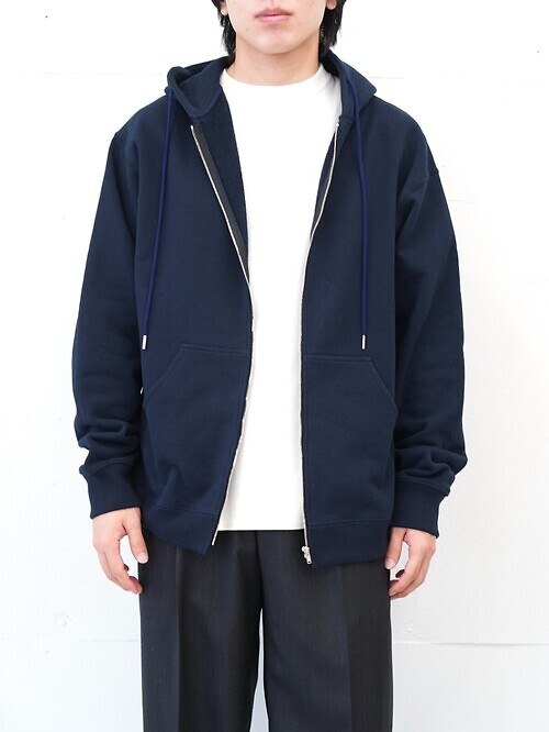 COTTON ZIP UP HOODIE｜FUJI 女裝 & 男裝