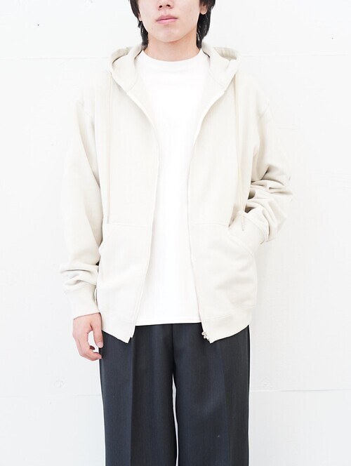 COTTON ZIP UP HOODIE｜FUJI 女士 & 男士