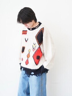 ラムロフ レディース & メンズ ベルベルデザインニット 画像5