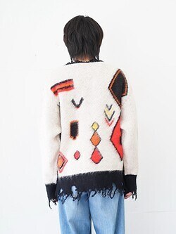 ラムロフ レディース & メンズ ベルベルデザインニット 画像3