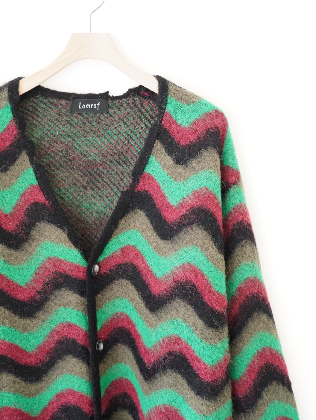 Lamrof 女裝 & 男裝 Wave Mohair Cardigan 圖片7