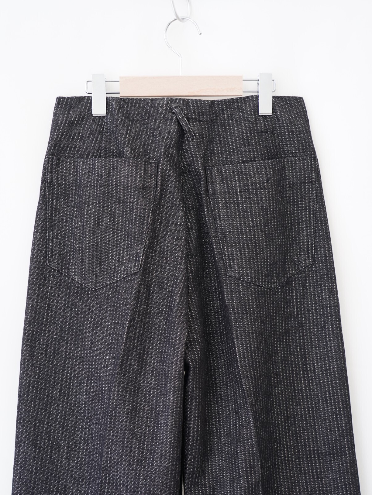 saby 男士 TUCK-BAGGY TYPE 2 - Stripe Denim One Wash - 圖片20