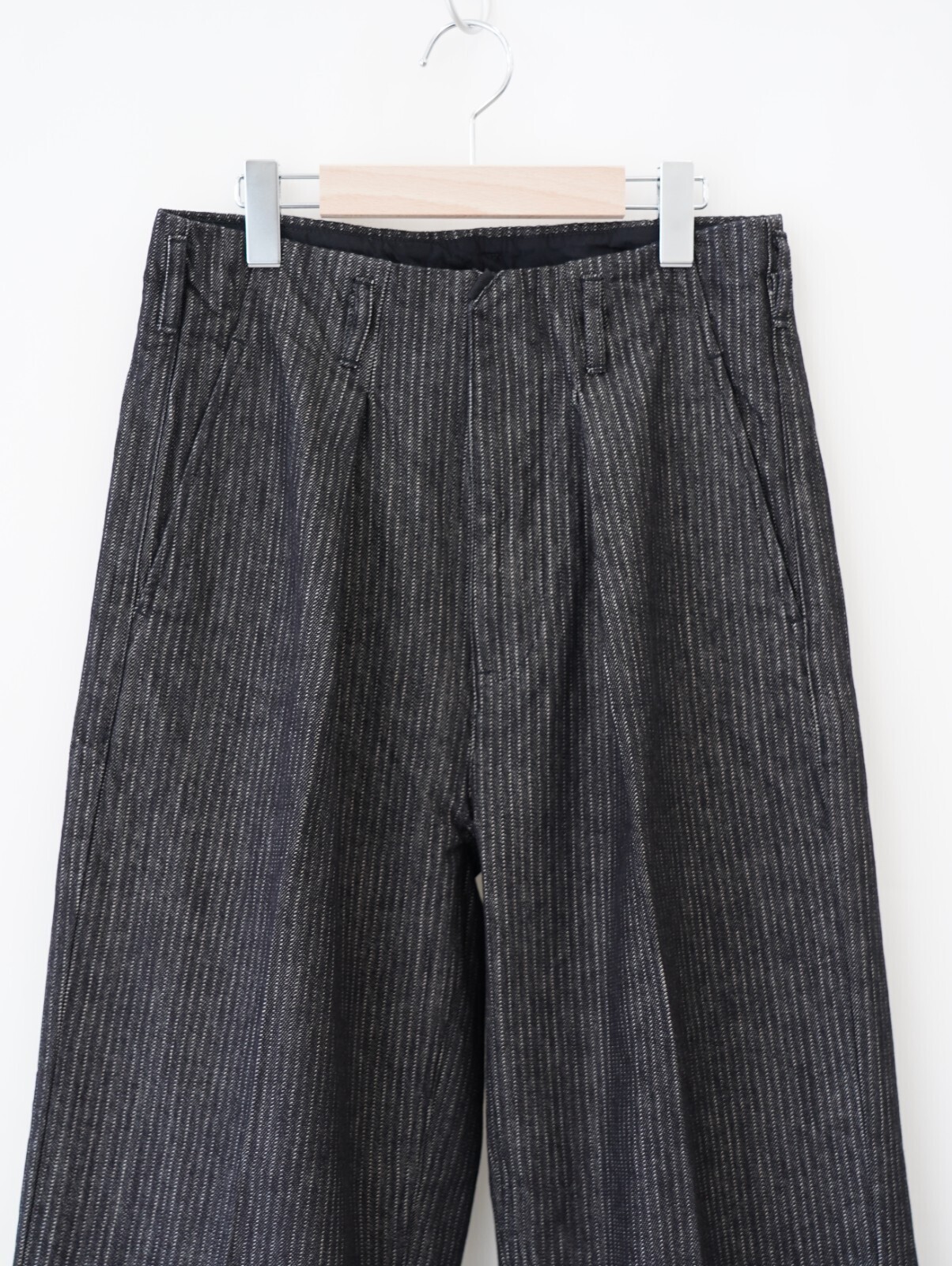 saby　タック バギー オーバーオール スタプレツイル　ブラック オーバーオール サロペット saby/サバイ/TUCK BAGGY OVA-VISCOSE