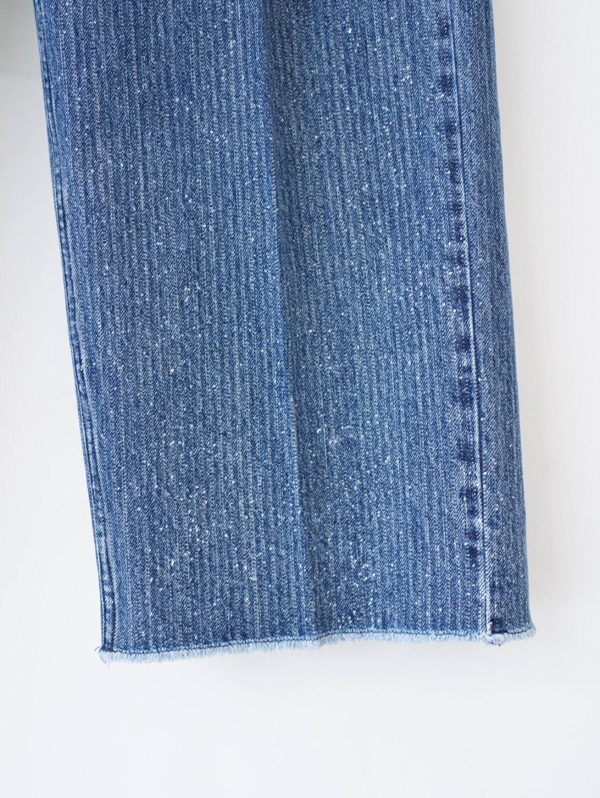 saby 男士 TUCK-BAGGY TYPE 2 - Stripe Denim Splash Vintage Wash - 圖片17