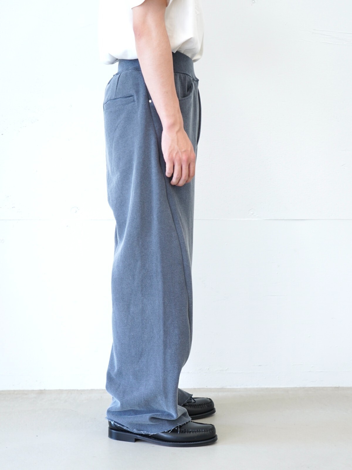saby 男士 NEW RIB BAGGY PANTS- Pigment Print French Terry - 图片22