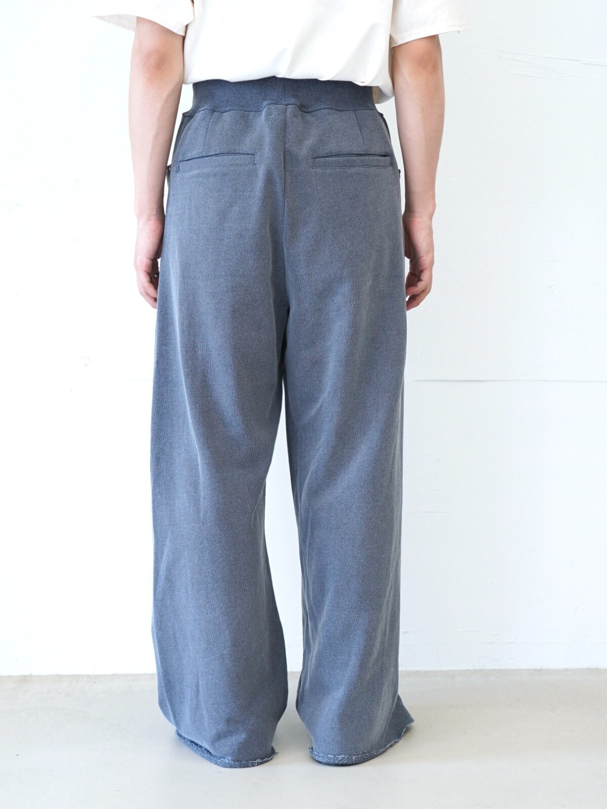 saby 男士 NEW RIB BAGGY PANTS- Pigment Print French Terry - 图片19