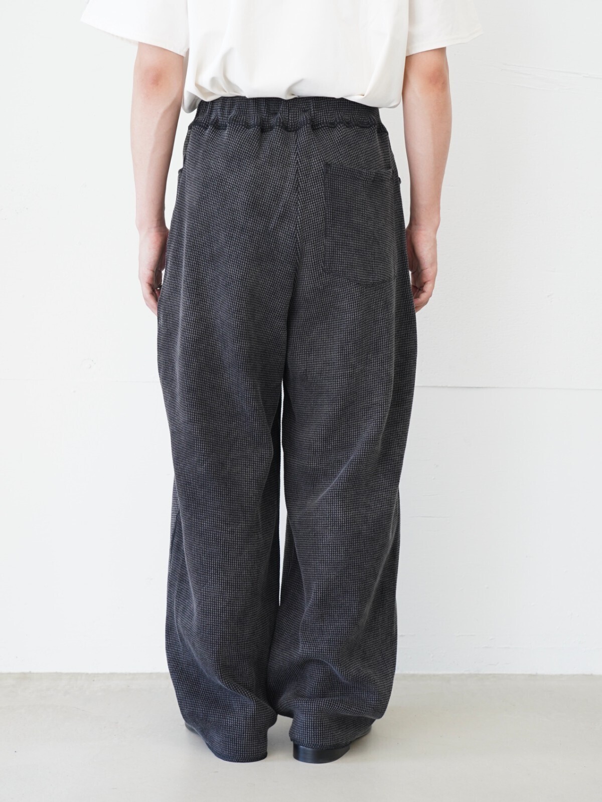 saby 男士 WAFFLE EASY PANTS - Pigment Stone Wash - 图片14