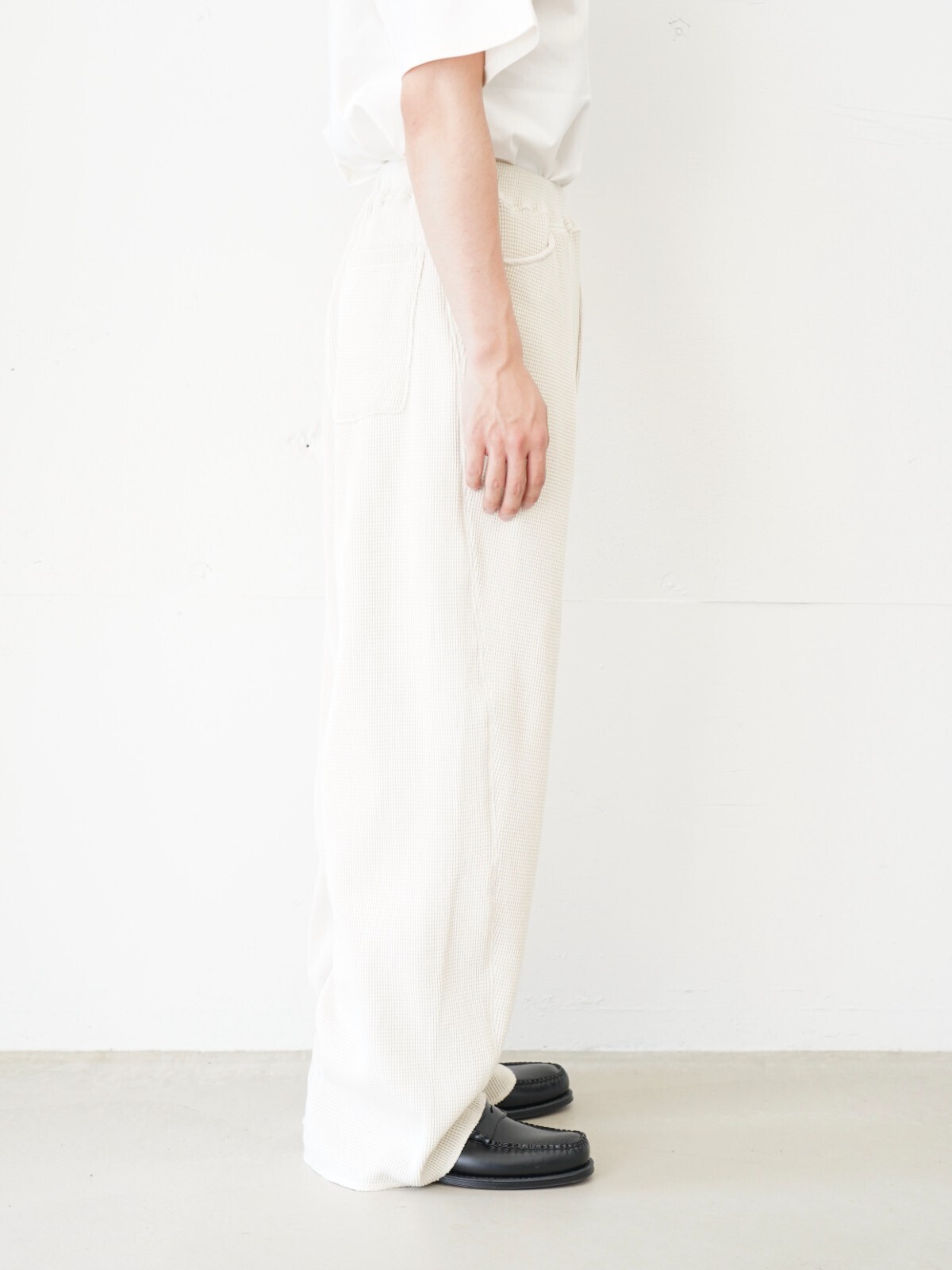 saby 男士 WAFFLE EASY PANTS - Pigment Stone Wash - 图片2