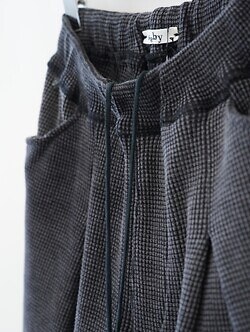 saby 男士 WAFFLE EASY PANTS - Pigment Stone Wash - 图片10