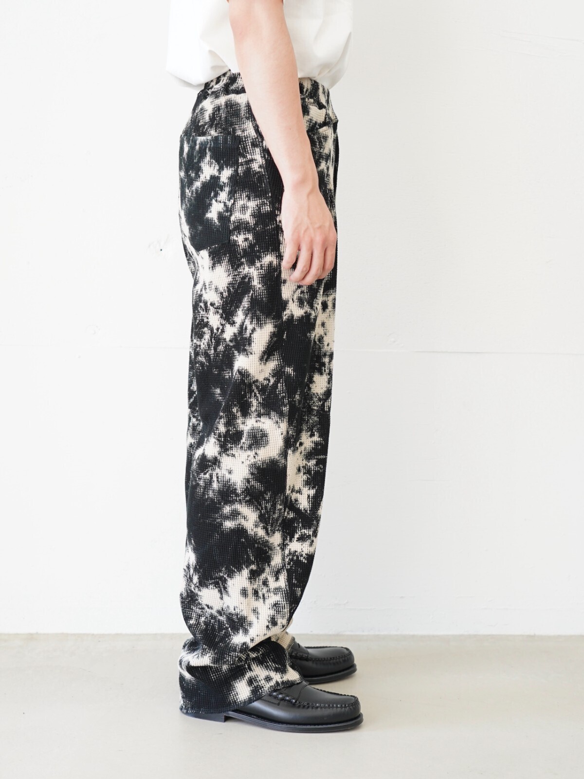 saby 男士 WAFFLE EASY PANTS- Smog Dyed - 圖片2