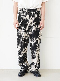 saby 男士 WAFFLE EASY PANTS- Smog Dyed - 圖片1