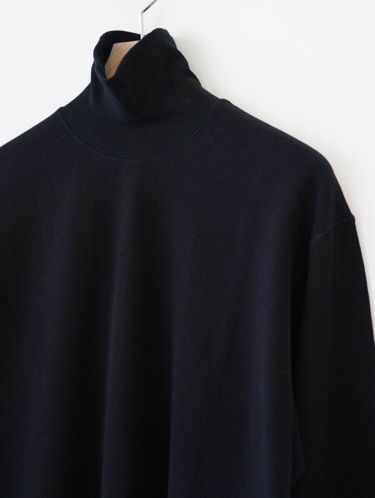 saby 女裝 & 男裝 HIGH NECK LONG SLEEVE TEE- 26/1 BD Micro Waffle - 圖片6